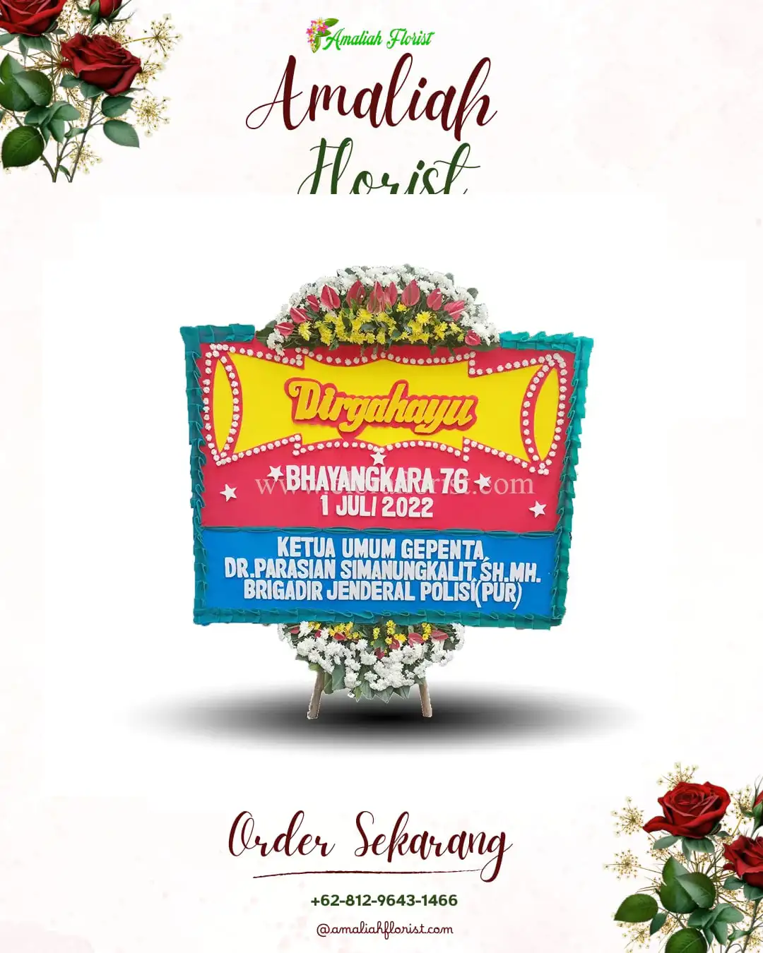 Papan Bunga HUT Ulang Tahun Salamanmloyo